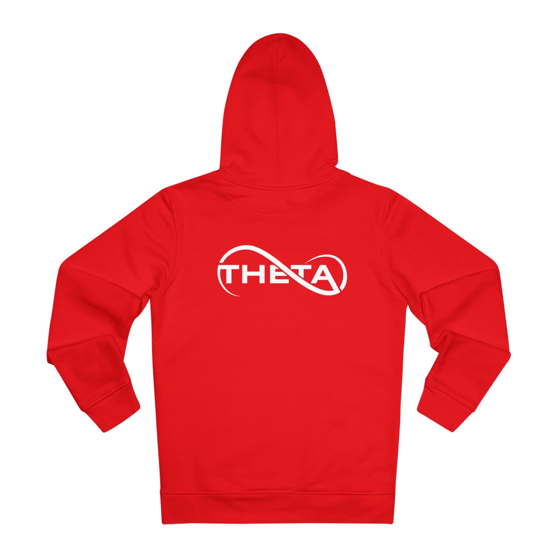 Theta Essential Hoodie Sweatshirt-red