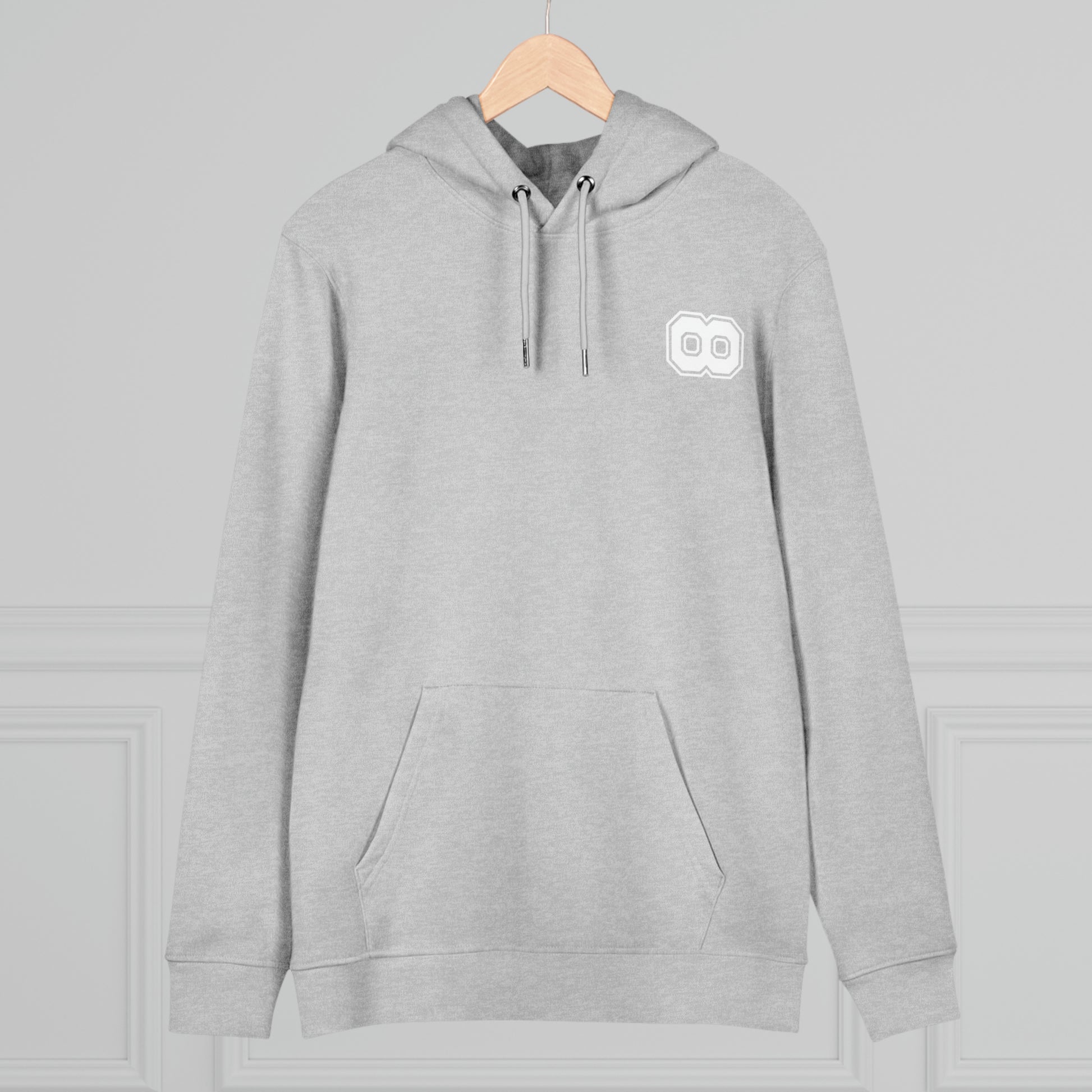 Theta University Hooded Sweatshirt-grey