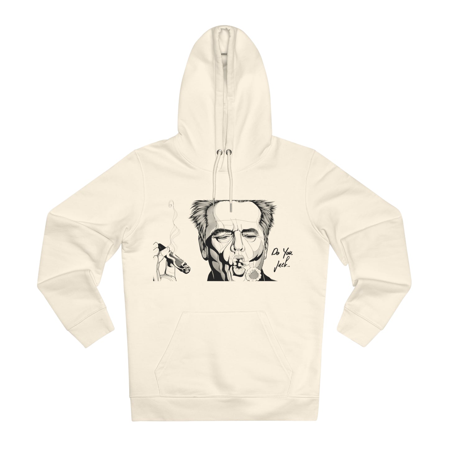 Jack Nicholson Graphic Hoodie cream