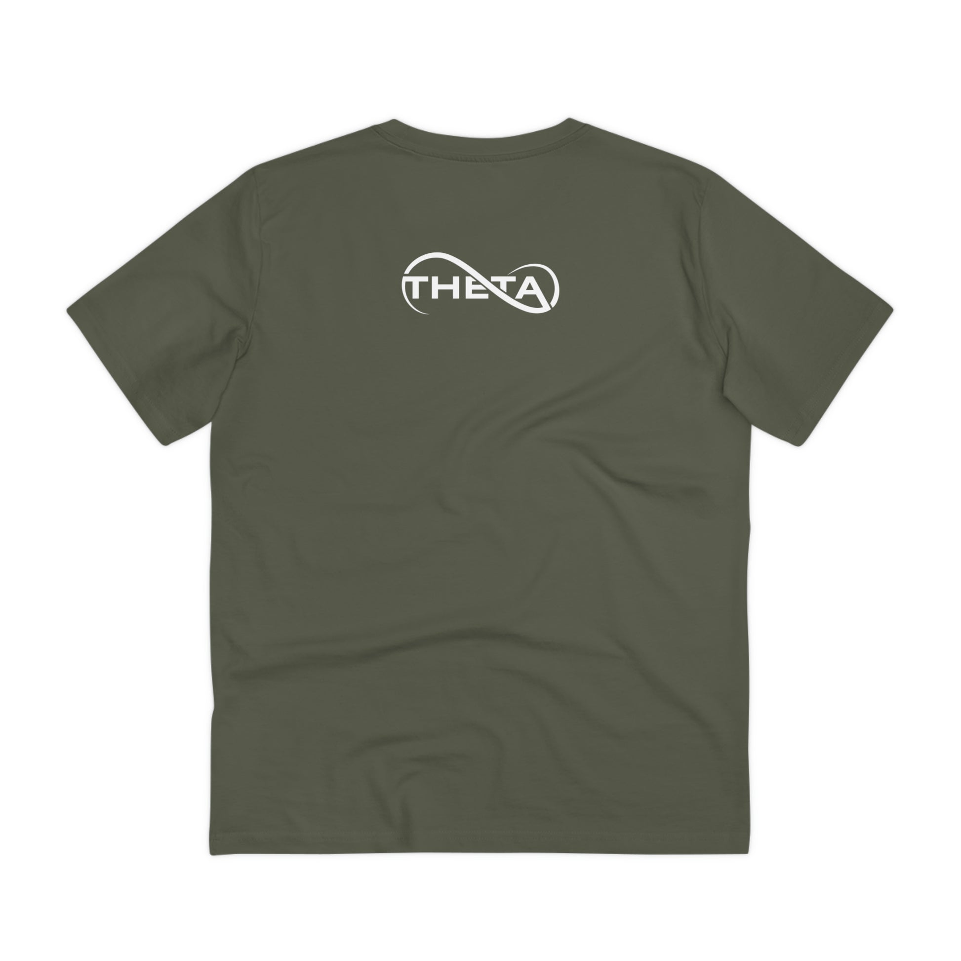 Theta Factory Graphic T-Shirt-khaki-back