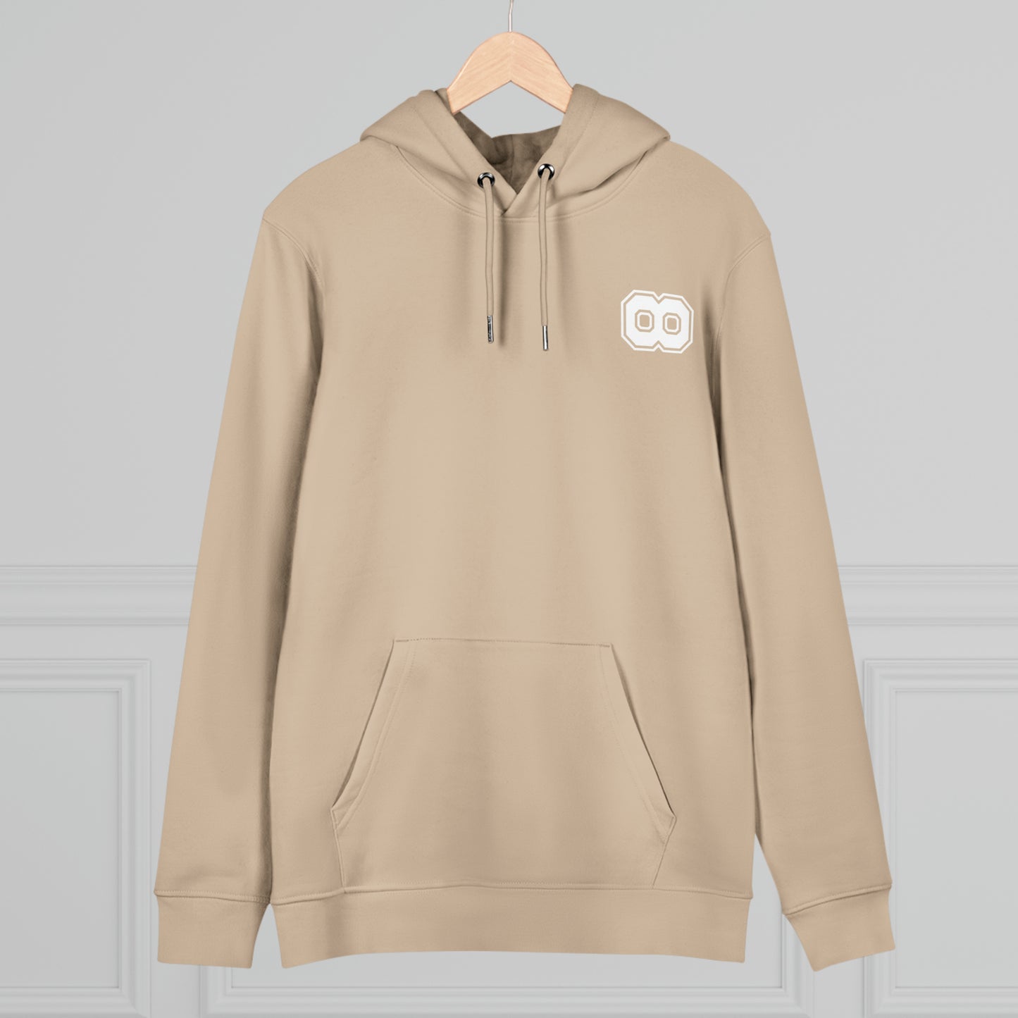 Theta University Hooded Sweatshirt-front-sand