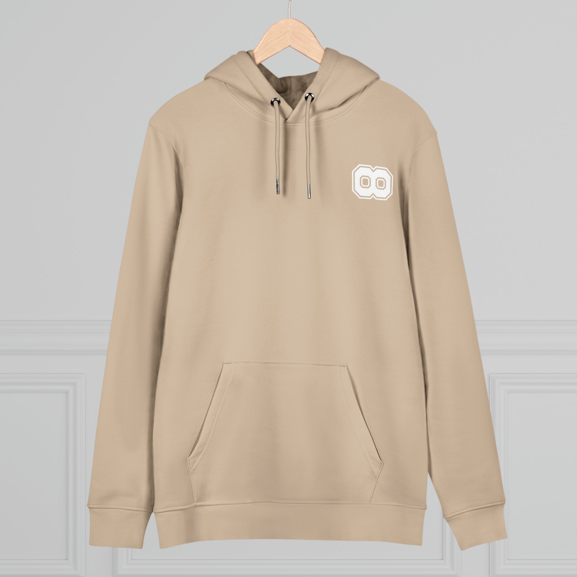 Theta University Hooded Sweatshirt-front-sand