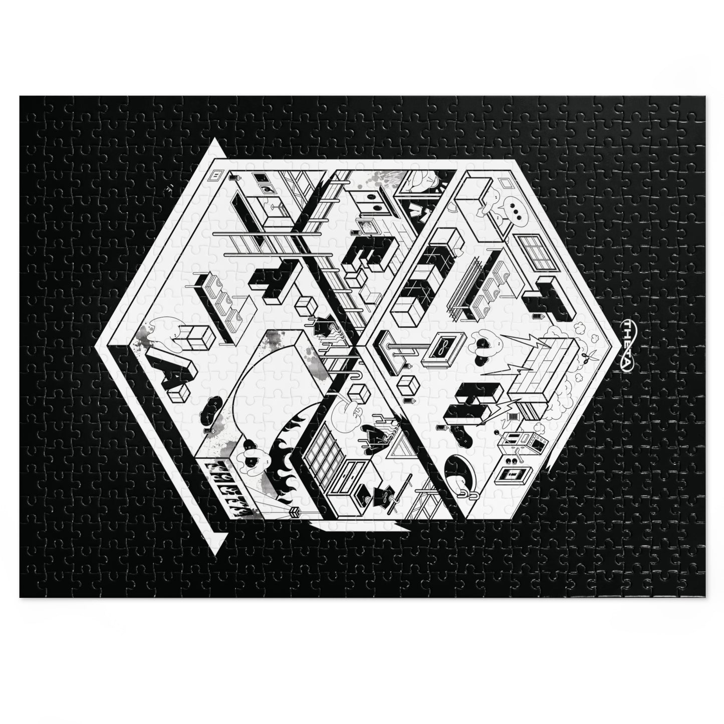Theta Factory Jigsaw Puzzle (252 / 500-Piece)3