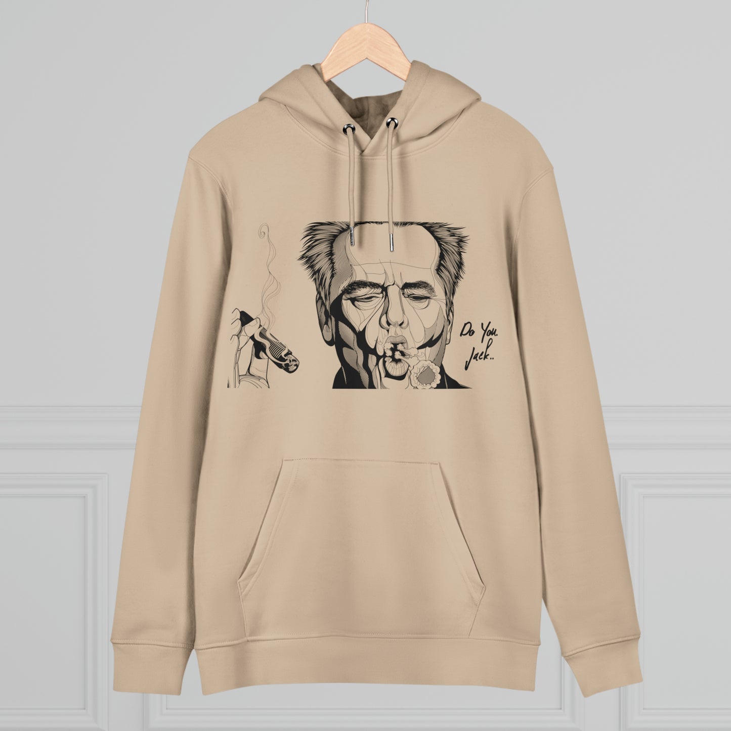 Jack Nicholson Graphic Hoodie cream