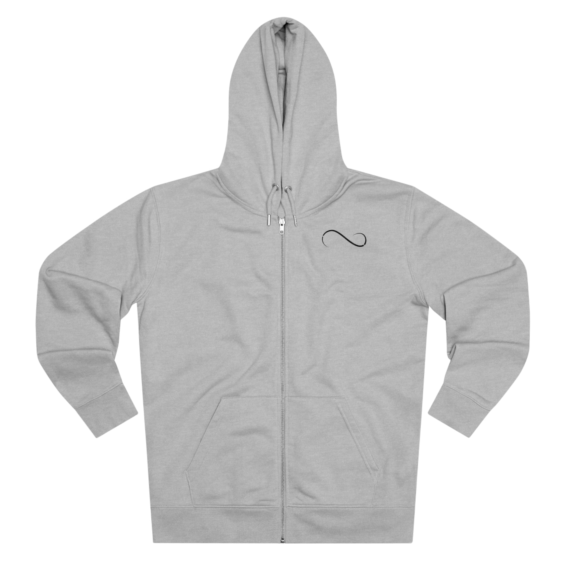 Theta Essential Zip-up Hoodie Sweatshirt
