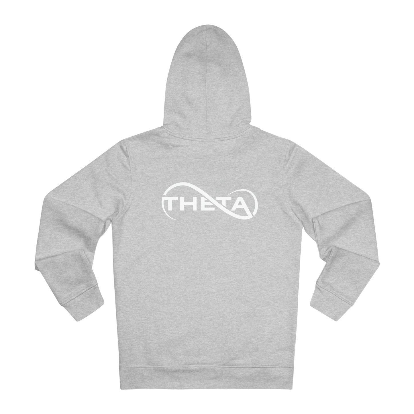 Theta Essential Hoodie Sweatshirt-grey