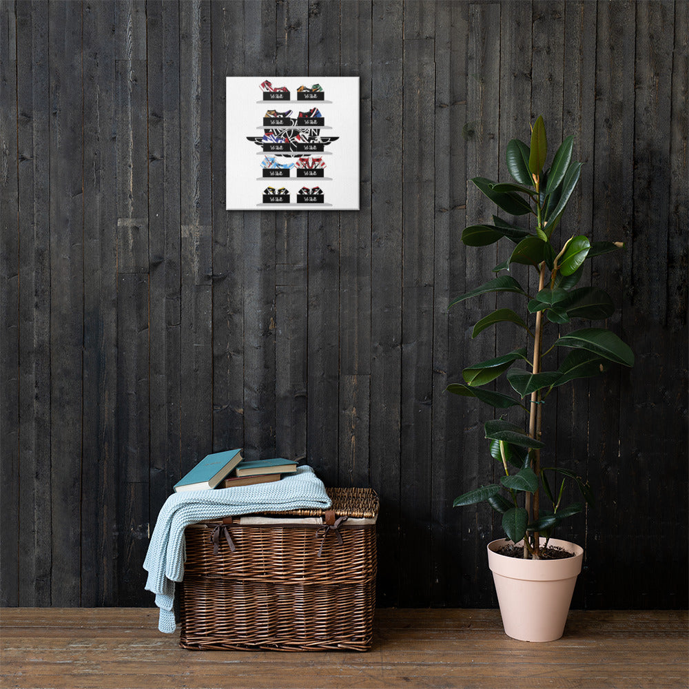 Jordan 1's Wall 2 Wall Sneaker Canvas