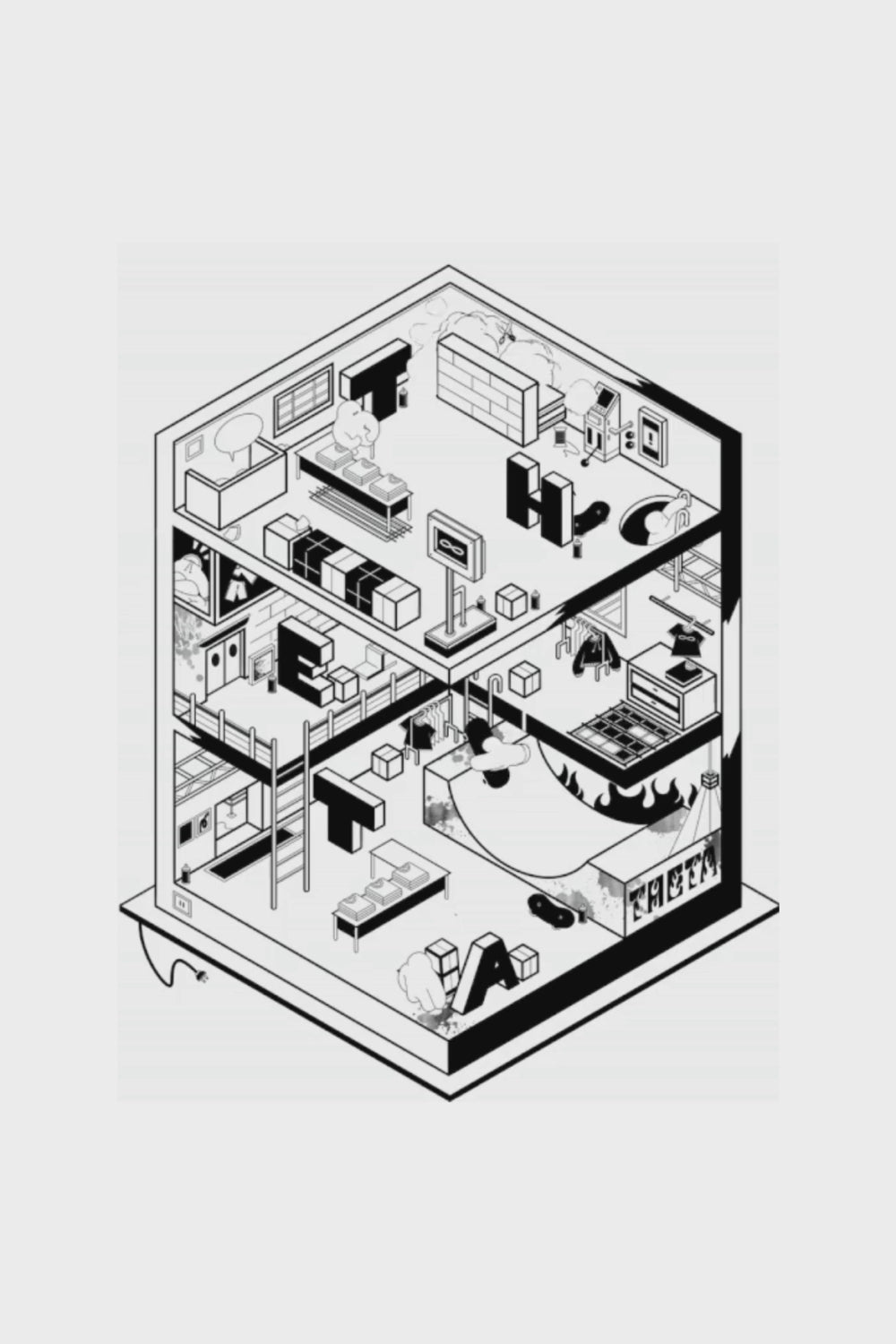 Theta Factory Graphic Sweatshirt NFT