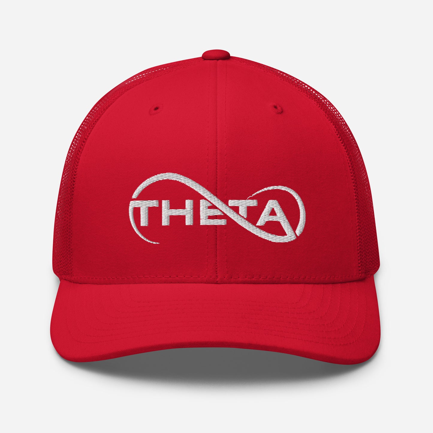 THETA Classic Mix Mesh Trucker Cap red