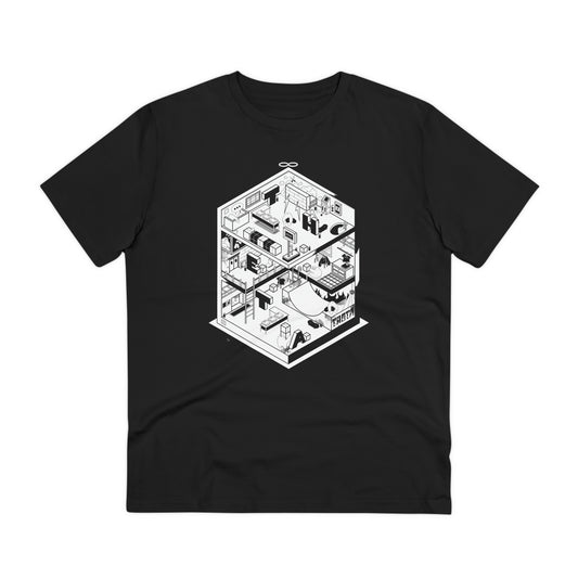 Theta Factory Graphic T-Shirt-black
