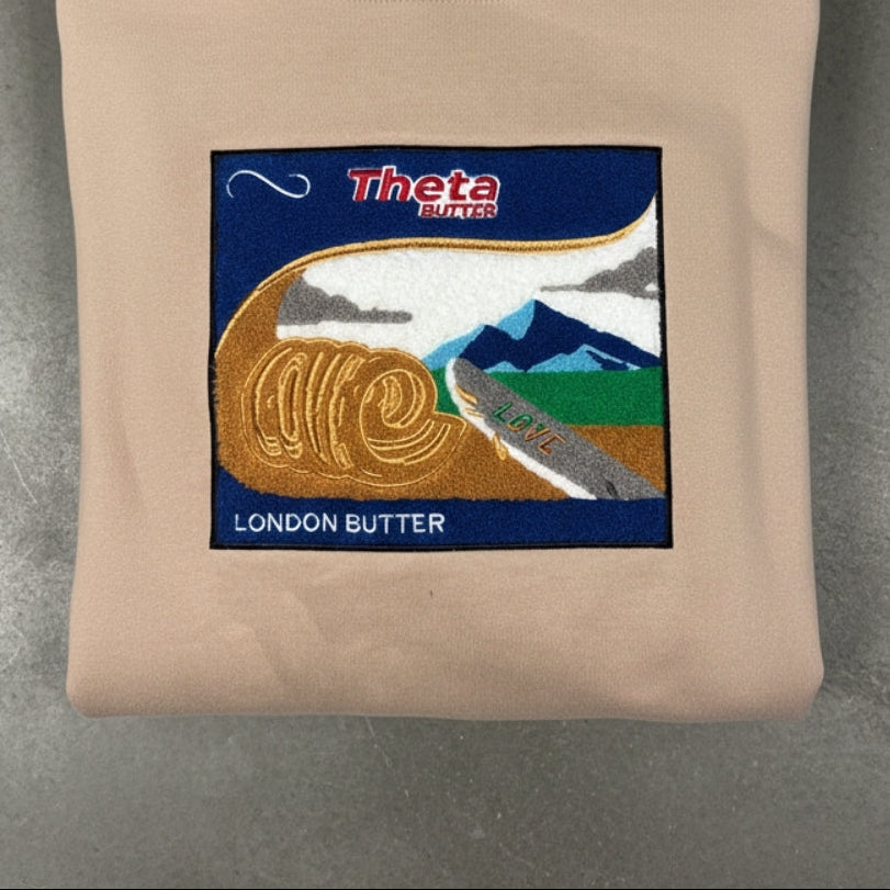 Theta "Spread Love" Chenille Hoodie