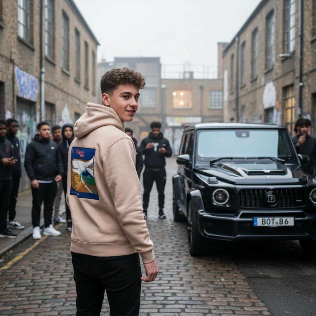 Theta "Spread Love" Chenille Hoodie