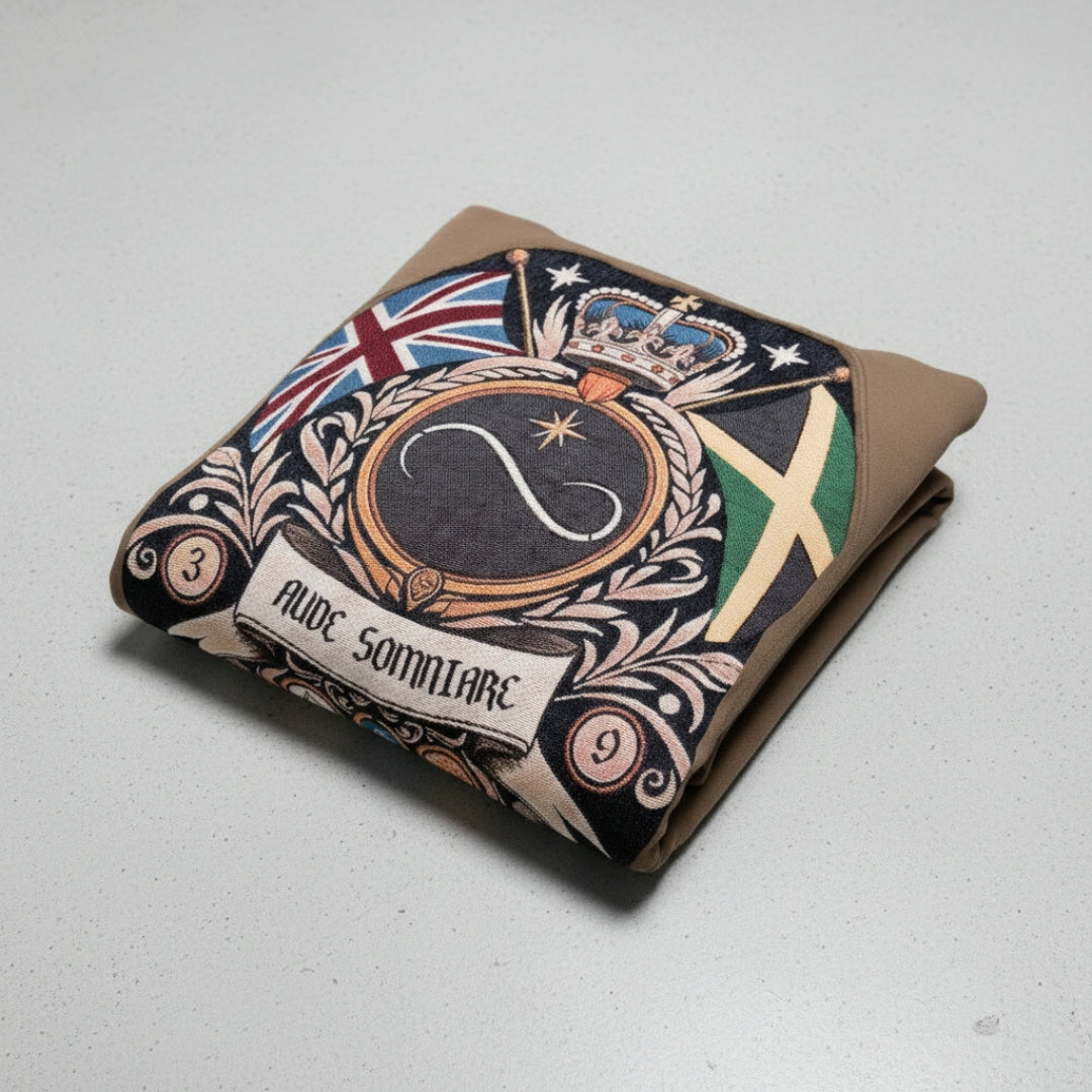 Theta Coat Of Arms Tapestry Hoodie