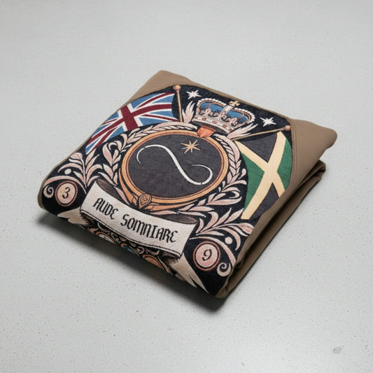 Theta Coat Arms Tapestry Hoodie