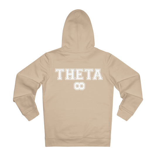 Theta University Hooded Sweatshirt-sand