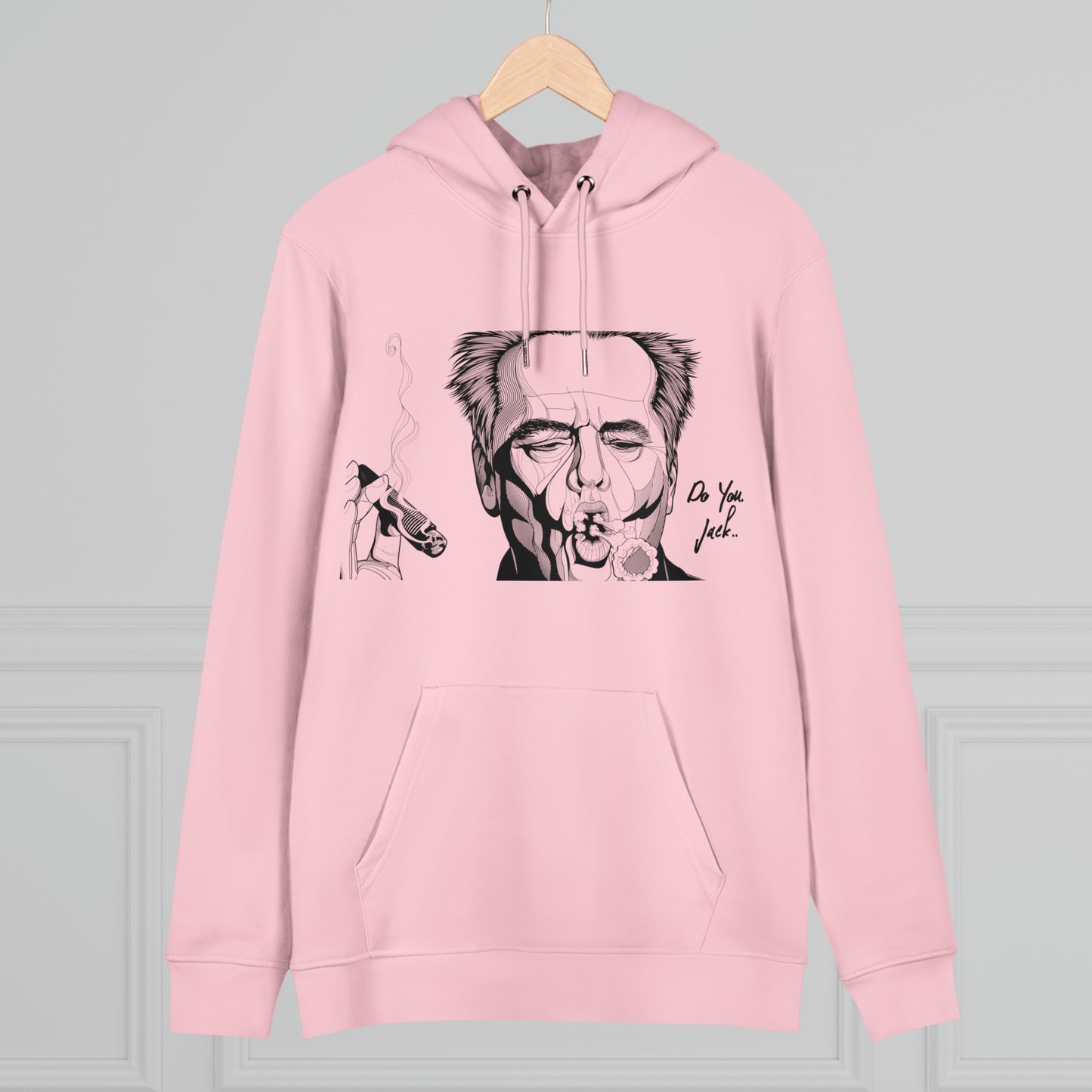 Jack Nicholson Graphic Hoodie pink