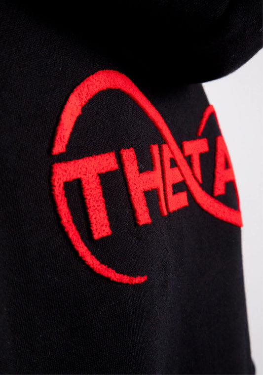 Black-Embroidered-Theta-Hoodie